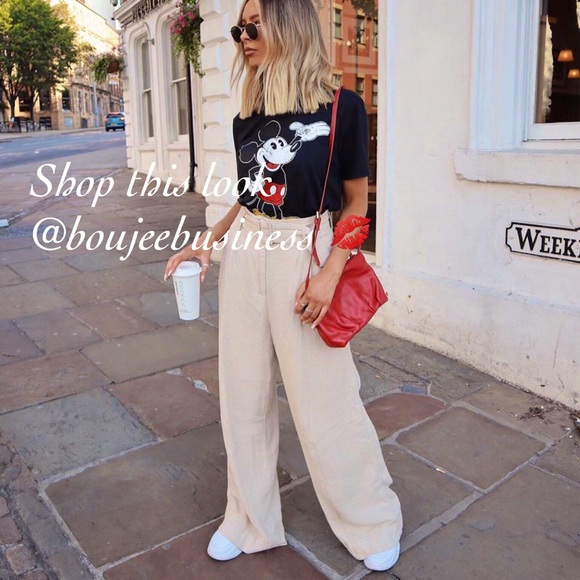 ZARA Gathered Leather Crossbody Shoulder Bag - Picture 2 of 8